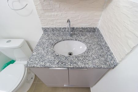 Apartamento para alugar com 42m², 1 quarto e 1 vagaDetalhe - Banheiro