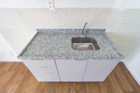 Apartamento para alugar com 42m², 1 quarto e 1 vagaDetalhe - Cozinha