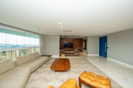 SALA de apartamento à venda com 4 quartos, 228m² em Santa Lúcia, Belo Horizonte