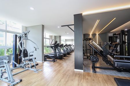 Apartamento para alugar com 57m², 2 quartos e 1 vaga Apartamento para alugar com 57m², 2 quartos e 1 vagaÁrea comum - Academia