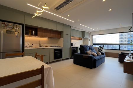 Sala de apartamento para alugar com 2 quartos, 69m² em Vila Augusta, Guarulhos