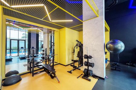 Studio à venda com 27m², 1 quarto e sem vagaacademia