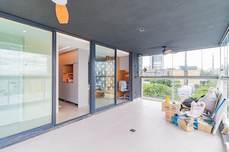 Studio para alugar com 48m², 1 quarto e sem vaga Studio para alugar com 48m², 1 quarto e sem vagaVaranda