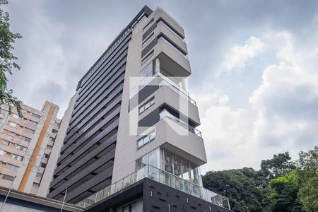 Studio para alugar com 48m², 1 quarto e sem vaga Studio para alugar com 48m², 1 quarto e sem vagaFachada
