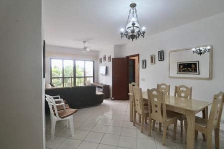 Sala de apartamento para alugar com 2 quartos, 80m² em Tombo, Guarujá