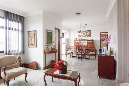 sala de apartamento à venda com 4 quartos, 130m² em Sion, Belo Horizonte