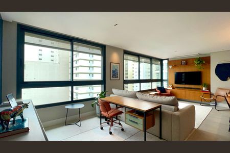 Sala de apartamento para alugar com 2 quartos, 89m² em Pinheiros, São Paulo