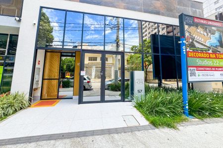 Studio à venda com 26m², 1 quarto e sem vaga Studio à venda com 26m², 1 quarto e sem vagaFachada