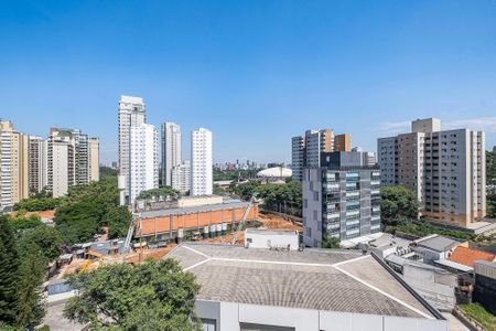 Sala/Cozinha - VIsta de apartamento para alugar com 2 quartos, 75m² em Paraíso, São Paulo