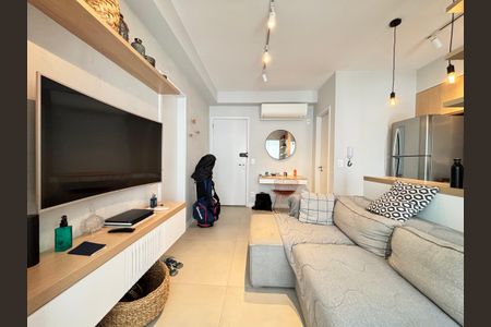 Sala de apartamento à venda com 1 quarto, 50m² em Moema, São Paulo