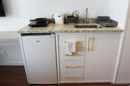 Studio à venda com 22m², 1 quarto e sem vagaCozinha