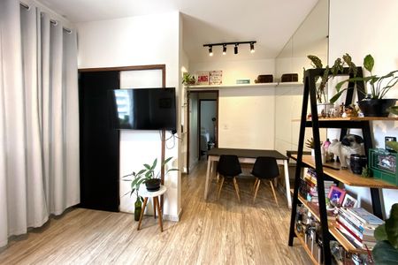 Sala de apartamento à venda com 1 quarto, 50m² em Funcionários, Belo Horizonte