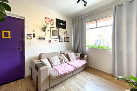 Sala de apartamento à venda com 1 quarto, 50m² em Funcionários, Belo Horizonte