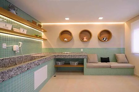 Apartamento para alugar com 32m², 2 quartos e sem vaga Apartamento para alugar com 32m², 2 quartos e sem vagaÁrea Comum - Pet Care