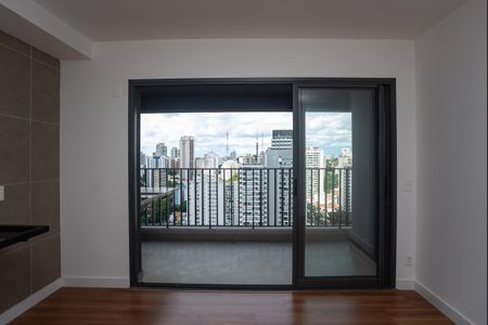 Sala Conjugada de apartamento para alugar com 1 quarto, 42m² em Jardim Vera Cruz, São Paulo