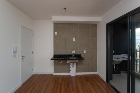 Sala Conjugada de apartamento para alugar com 1 quarto, 42m² em Jardim Vera Cruz, São Paulo