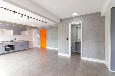 Sala de Estar de apartamento à venda com 1 quarto, 40m² em Jardim Paraíso, São Paulo