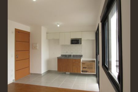 Sala - Cozinha de kitnet/studio para alugar com 1 quarto, 24m² em Centro, Osasco