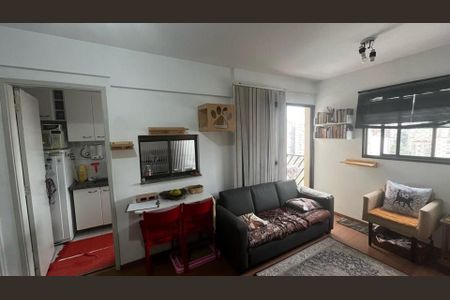 Sala de apartamento para alugar com 1 quarto, 35m² em Santa Cecilia, São Paulo