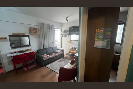 Sala de apartamento para alugar com 1 quarto, 35m² em Santa Cecilia, São Paulo