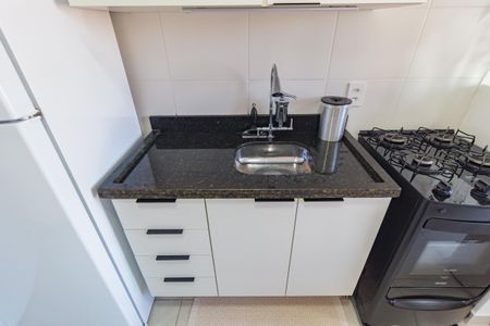 Apartamento para alugar com 30m², 1 quarto e sem vaga Apartamento para alugar com 30m², 1 quarto e sem vagaDetalhe - Cozinha