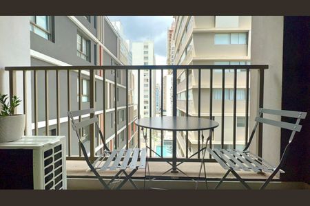 Studio para alugar com 22m², 1 quarto e sem vagaVaranda