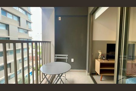 Studio para alugar com 22m², 1 quarto e sem vagaVaranda