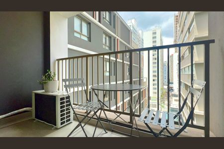 Studio para alugar com 22m², 1 quarto e sem vagaVaranda