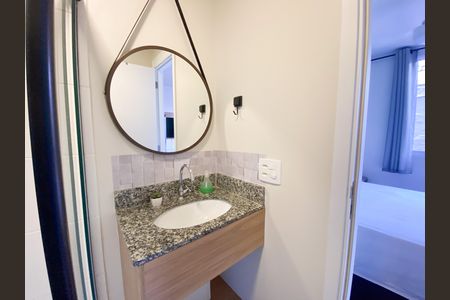 Studio para alugar com 19m², 1 quarto e sem vaga Studio para alugar com 19m², 1 quarto e sem vagaBanheiro