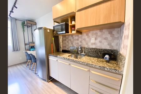 Cozinha de kitnet/studio para alugar com 1 quarto, 19m² em Brás, São Paulo