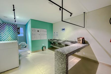 Studio para alugar com 19m², 1 quarto e sem vaga Studio para alugar com 19m², 1 quarto e sem vagaLavanderia
