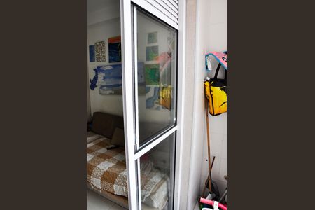 Detalhe - Varanda da Sala e Sala de Jantar de apartamento para alugar com 1 quarto, 27m² em Freguesia do Ó, São Paulo