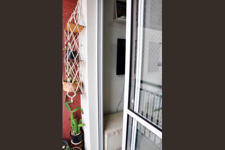 Apartamento para alugar com 27m², 1 quarto e sem vagaDetalhe - Varanda da Sala e Sala de Jantar