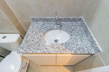 Banheiro Social de kitnet/studio para alugar com 1 quarto, 25m² em Mooca, São Paulo