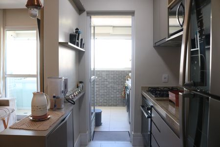 Apartamento à venda com 62m², 2 quartos e 1 vagaCozinha e Área de Serviço