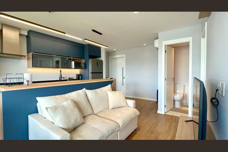 Sala de apartamento à venda com 1 quarto, 50m² em Jardim Vera Cruz, São Paulo