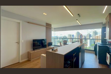 Sala de apartamento à venda com 1 quarto, 50m² em Jardim Vera Cruz, São Paulo