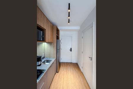 Studio à venda com 35m², 1 quarto e sem vagaCozinha