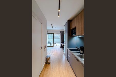 Studio à venda com 35m², 1 quarto e sem vagaCozinha