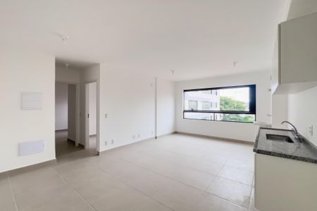 Sala e cozinha de apartamento para alugar com 2 quartos, 57m² em Ipiranga, São Paulo