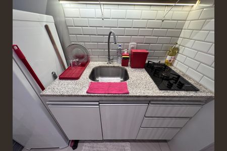 Cozinha de apartamento para alugar com 1 quarto, 35m² em Recreio dos Bandeirantes, Rio de Janeiro