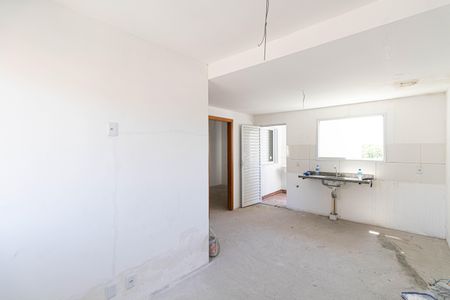 Sala e Cozinha  de apartamento para alugar com 2 quartos, 40m² em Parque Boturussu, São Paulo
