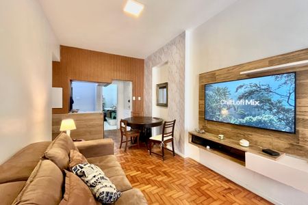 Sala  de apartamento para alugar com 2 quartos, 70m² em Ipanema, Rio de Janeiro