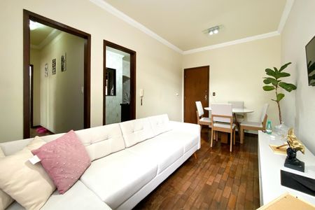 Sala de apartamento à venda com 2 quartos, 80m² em Sagrada Família, Belo Horizonte