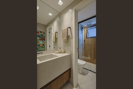 Apartamento à venda com 72m², 2 quartos e 2 vagas Apartamento à venda com 72m², 2 quartos e 2 vagasBanheiro