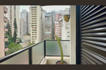 Varanda de apartamento à venda com 3 quartos, 115m² em Jardim Paulista, São Paulo