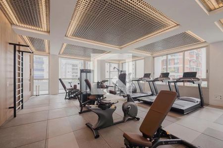 Área comum - Academia de kitnet/studio para alugar com 1 quarto, 44m² em Pinheiros, São Paulo
