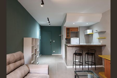 Apartamento para alugar com 58m², 1 quarto e 1 vaga Apartamento para alugar com 58m², 1 quarto e 1 vagaSala