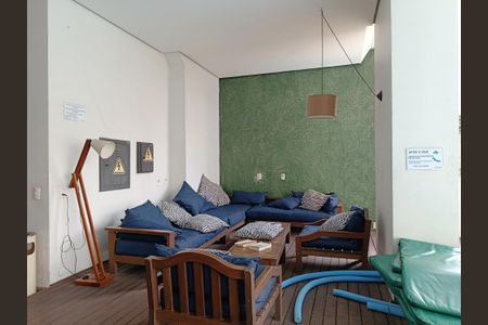Apartamento para alugar com 58m², 1 quarto e 1 vaga Apartamento para alugar com 58m², 1 quarto e 1 vagaÁrea da piscina