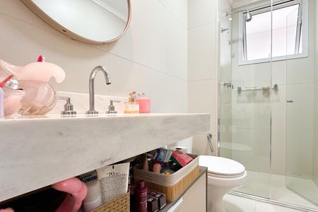 Apartamento à venda com 127m², 3 quartos e 2 vagasBanheiro da Suíte 1